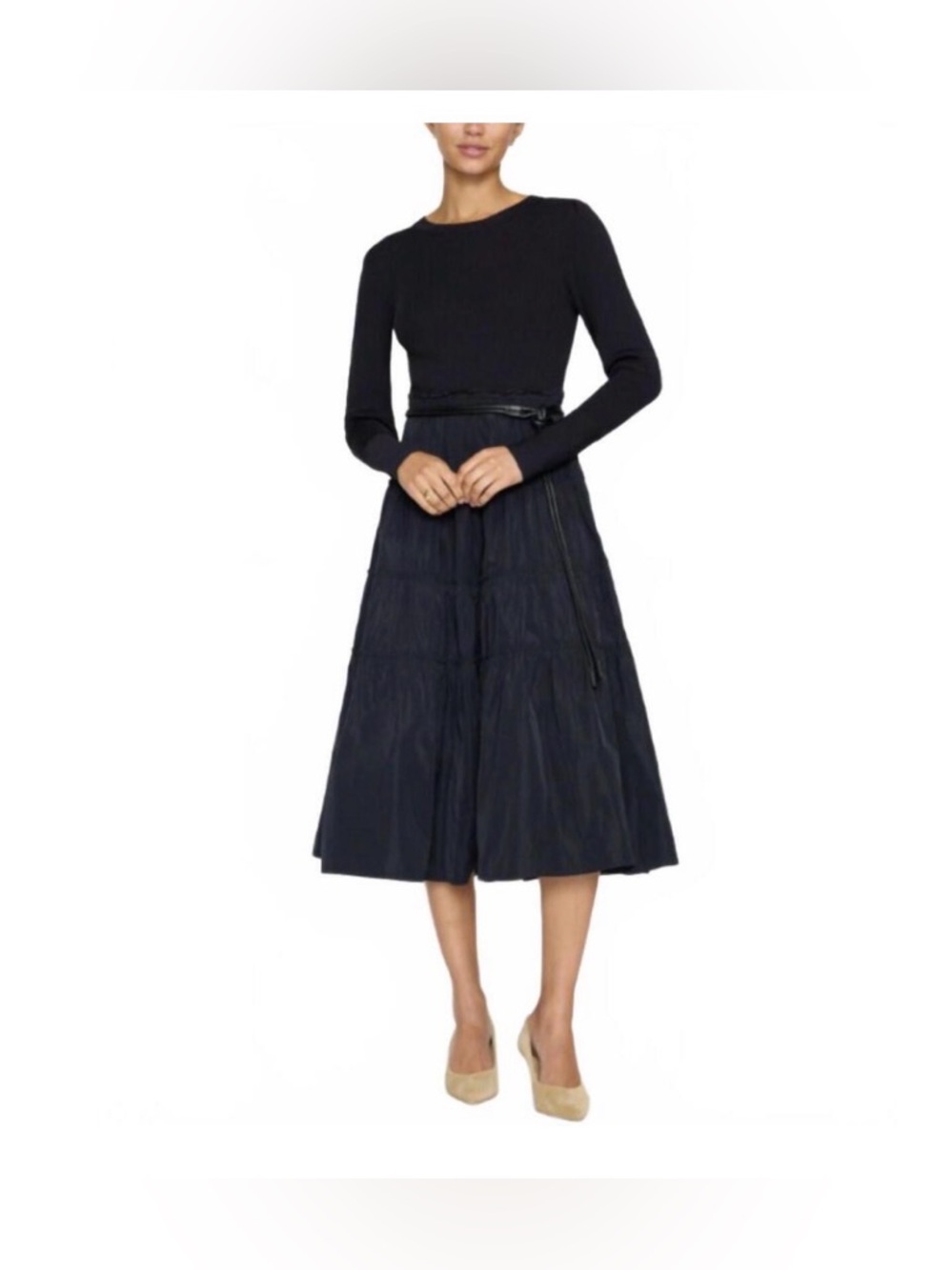 NWT Brochu Walker Ava Tiered Midi Dress